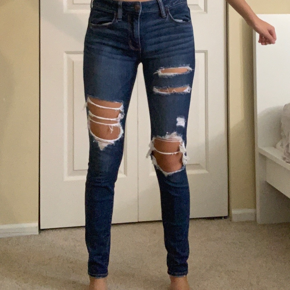 american eagle super stretch jeans LONG